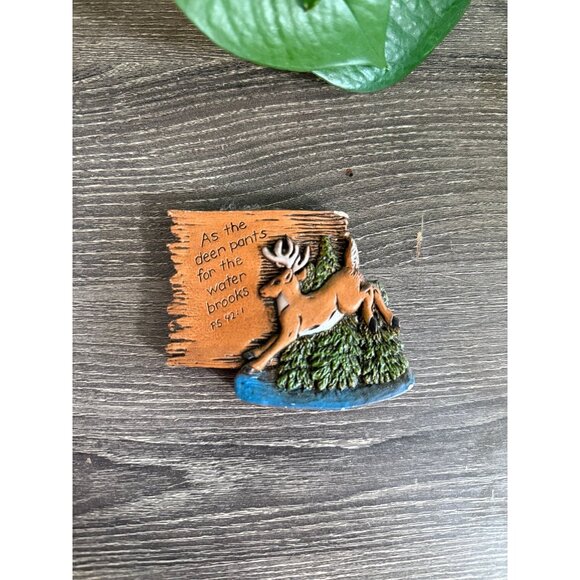 As the deer pants for the water brooks PS 42:1 art piece - Picture 1 of 8